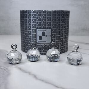 Swarovski | Set of 4 Crystal Photo/Card Holders (Article #7403NR030)